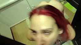 She Sucks My Dick Before Her Father's Birthday Party, Moaning Beautifully?