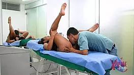 busty venezuelan patient fucks doctor and cums inside