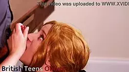 British Redhead Student Nurse Sucks Patient's Cock Hard