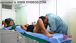 busty venezuelan patient fucks doctor and cums inside