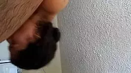 My wife gives wet blowjob after rough fucking, then dominates in amazon position 😈