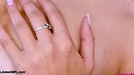 Oh my! How does this stunning brunette model strip down to reveal such a perfect figure?