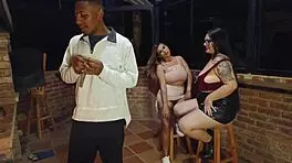 We fuck the black grill guy secretly with my curvy friend