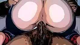 Spider woman feels bbc deep inside