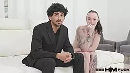 Uncut 19-Year-Old Latino Jay Raw Fucks Tattooed Indica Marie Hard