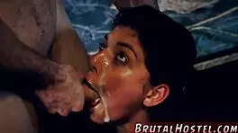 Police woman bondage and whipping poor lil latina teen 18+ager in extreme fetish scene