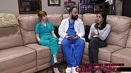 Ditria Roses Faces Her First Intense Gyno Exam