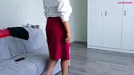 This is a very strange family the guy fucks me deep in the ass and his stepmom licks my pussy