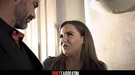 Cheating Husband Caught with Sexy Teen 18+ and Busty Wife in Action