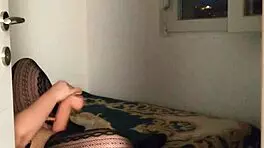 I spotted her with that huge dildo