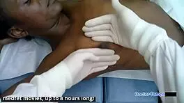 Petite Brunette Rina Arem Explores Gyno Secrets with Dr. Tampa