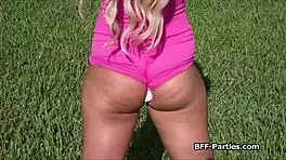 Sexy Golf Sluts Share Trainer's Cock