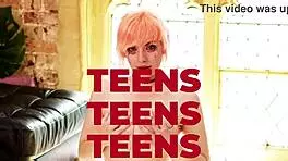 Two British teen 18+s explore each other with tongues and toys for the first time