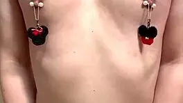 japanese teen in junior panties gets anal and nipple play 😳