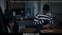 four stepsiblings agree to a full-on sex party with riding and blowjobs 😏