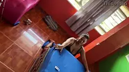 Mature milf waits for step-nephew in doggystyle position