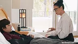 Teacher Slams Student with a Wild Handjob Surprise