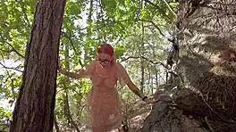 Hey, wanna bang in the woods with a cute stranger? I just met her and she's riding me wild.