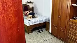 my beautiful stepdaughter gives an erotic dance for daddy in homemade video