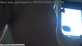 is that white creamy pussy juice dripping as she rides my monster cock?