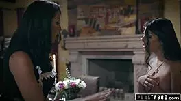 angry stepmom forces teen stepdaughter to dine nude