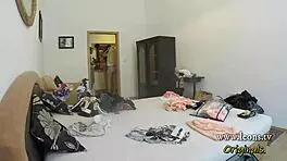 Super Hot Sexy Girls In Miniskirts And Heels Turn Try-On Into Lesbian Party.