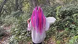 Damn! Rough Outdoor Forest Sex With Teen 18+ Spanked Hard!