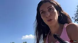 Crazy cumwalk in a crowded public spot, nearly got caught with cum in mouth