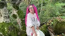 Damn! Rough Outdoor Forest Sex With Teen 18+ Spanked Hard!