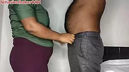 Neighbor's Teen 18+ Takes Doggystyle Cumshot with Creampie in Indian Encounter