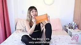 I messed up using that latex barrier and fucked hard, moaning all the way