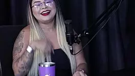 submissive tattoo girl in group sex