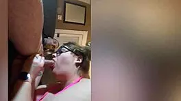 Roxy Faith swallows Ian's 8-inch cock and gets a facial.