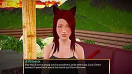 My New Family Game With Brunette Teen