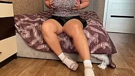 sexy teacher gets pounded in bed for xxx casting video