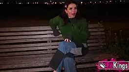 Jessica Kate returns for anal debut with young guy.