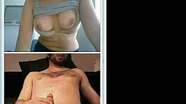 this cute girl on webcam helps a stranger jerk off more at webcamshub com