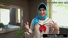 I watch this sexy middle-eastern teen 18+ suck cock for the first time