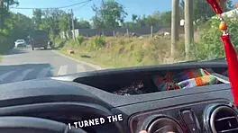 Yo, picked up this hottie, drove her home, and banged her on the highway! 🚗