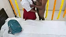 school girl loses her virginity to her uncle in a hot first night fucking session