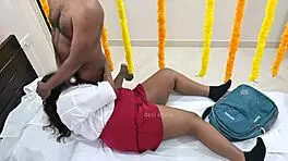 school girl loses her virginity to her uncle in a hot first night fucking session