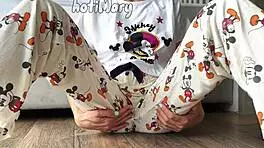 Skinny Teen 18+ with Small Tits Masturbates to Squirting Orgasm.