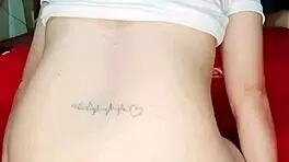 Sliding this huge dildo deep into my tight pussy for intense orgasm