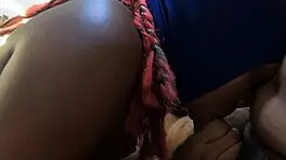 mind blowing ski mask ebony cumslut sloppy head