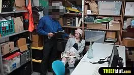 Cute Russian Migrant Shoplifter Teen Gets Punished In The Garage