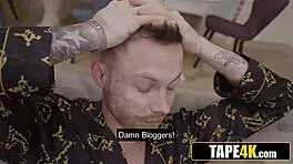 teen girlfriend and best friend give fantastic double rimjob