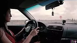 long haired teen 18+ sucks and fucks for drivers license