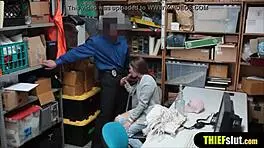 Cute Russian Migrant Shoplifter Teen Gets Punished In The Garage