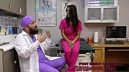 Misty Addams Undergoes Fetish Physical Exam