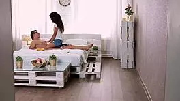 Feeling Intense Pleasure While Eating And Fucking Pussy For Breakfast